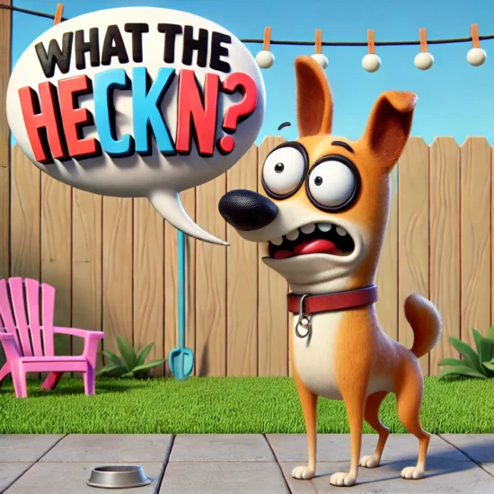 what the heckin dog