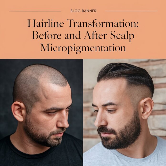 Hairline Transformation: Before and After Scalp Micropigmentation