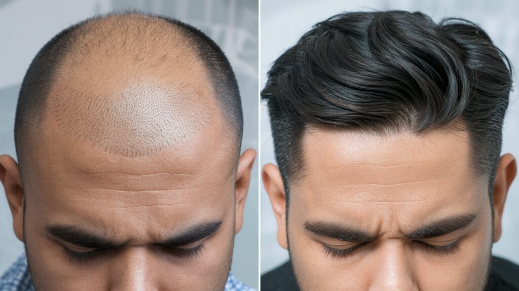 Hairline Transformation: Before and After Scalp Micropigmentation