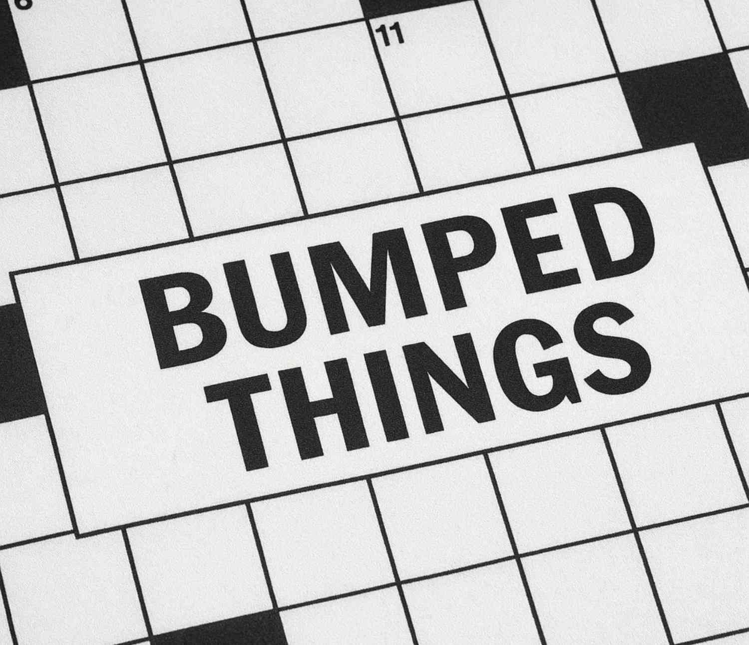 Bumped Things NYT Crossword